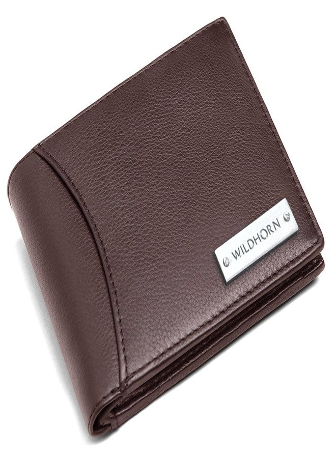 WildHorn Rfid Protected Leather Wallet For Men, Brown - Image 1